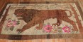 Rare Room size Lion Turkish Rug Dated 1903 No. j2574