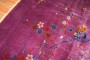 Purple Walter Nichols Chinese Art Deco Carpet No. j2604