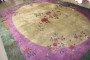 Large Green Purple Art Deco Rug No. j2647