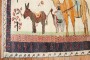 Colorful Vintage Turkish Camel Donkey Rug No. j2754