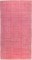 Bright Pink Oversize Afghan Rug No. j3068