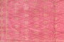 Bright Pink Oversize Afghan Rug No. j3068