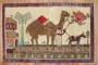 Antique Pictorial Camel & Donkey Turkish Kula No. j3114