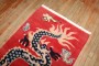 Red Dragon Tibetan Rug No. j3228