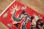 Red Dragon Tibetan Rug No. j3228