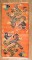 Orange Dragon Tibetan Rug No. j3229