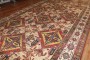 Large Geometric Antique Bakhtiari Rug No. j3285