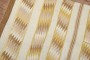 American Navajo Ivory Yellow  Blanket Rug No. j3482