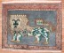 Lion Mini Turkish Rug No. j3519