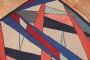 Antique abstract Hooked Rug No. j3545