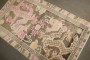 Feminine Color Vintage Dragon Tibetan Rug No. j3570