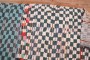 Vintage Moroccan Checkerboard Runner No. j3656
