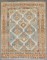 Tribal Afshar Square Small Rug No. j3659