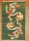 Green Tibetan Dragon Rug No. j3675