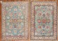 Pair of Teal Persian Tabriz Rugs No. j3704