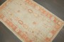 Ivory Orange Antique Oushak Scatter Rug No. j3814