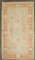 Ivory Orange Antique Oushak Scatter Rug No. j3814