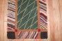 Green American Hooked Rug No. j3877