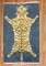 Vintage Inspired Tiger Flayed Rug No. j3892