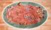 Oval Chinese Art Deco Rug No. j3910