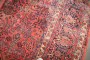 Oversize Red Navy Sarouk Rug No. j3967