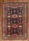 Navy Persian Senneh Antique Rug No. j3974