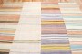 Striped Turkish Square Kilim  No. j3980