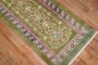 Celery Green Vintage Turkish Deco Runner No. j3986