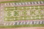 Celery Green Vintage Turkish Deco Runner No. j3986