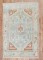 Green Apricot Persian Heriz Small Rug No. j3997