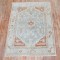 Green Apricot Persian Heriz Small Rug No. j3997