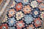 Turkish Azari Vintage Inspired Caucasian Snowflake Rug No. j4027