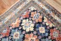 Turkish Azari Vintage Inspired Caucasian Snowflake Rug No. j4027