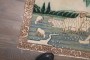 Vintage Persian Tabriz Sheep Pictorial Rug No. j4038