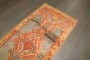 Vibrant Antique Turkish Oushak Runner No. j4059