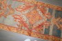 Vibrant Antique Turkish Oushak Runner No. j4059