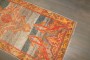 Vibrant Antique Turkish Oushak Runner No. j4059