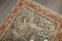 Antique Tabriz Gray Field Animal Rug No. j4060