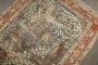 Antique Tabriz Gray Field Animal Rug No. j4060