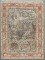 Antique Tabriz Gray Field Animal Rug No. j4060