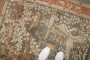 Antique Tabriz Gray Field Animal Rug No. j4060