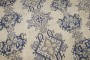 Ivory Blue Crab Antique Oushak Rug No. j4064