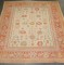 Ivory Antique Turkish Oushak Carpet No. j4067