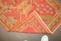 Colorful Antique Turkish Oushak Runner No. j4073