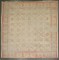 Antique Square Turkish Oushak Rug No. j4075