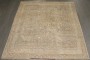 Neutral Antique Square Oushak Rug No. j4077