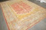 Worn Antique Oushak Carpet No. j4079