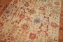 Antique Worn Ivory Field Oushak Rug No. j4082