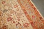 Antique Worn Ivory Field Oushak Rug No. j4082