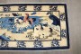 Vintage Horse Chinese Small Rug No. j4089